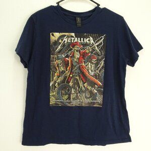 Gildan Metallica Band T-Shirt Women's  Large Black
